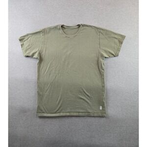 Standard Issue T Shirt Mens M Olive Short Sleeve Crew‎ Neck Regular Fit Cotton